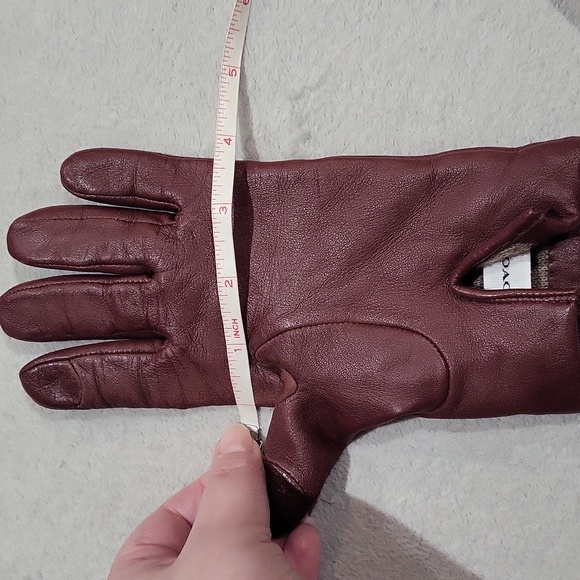 Coach Sheep Wool Lined Gloves - Picture 14 of 14